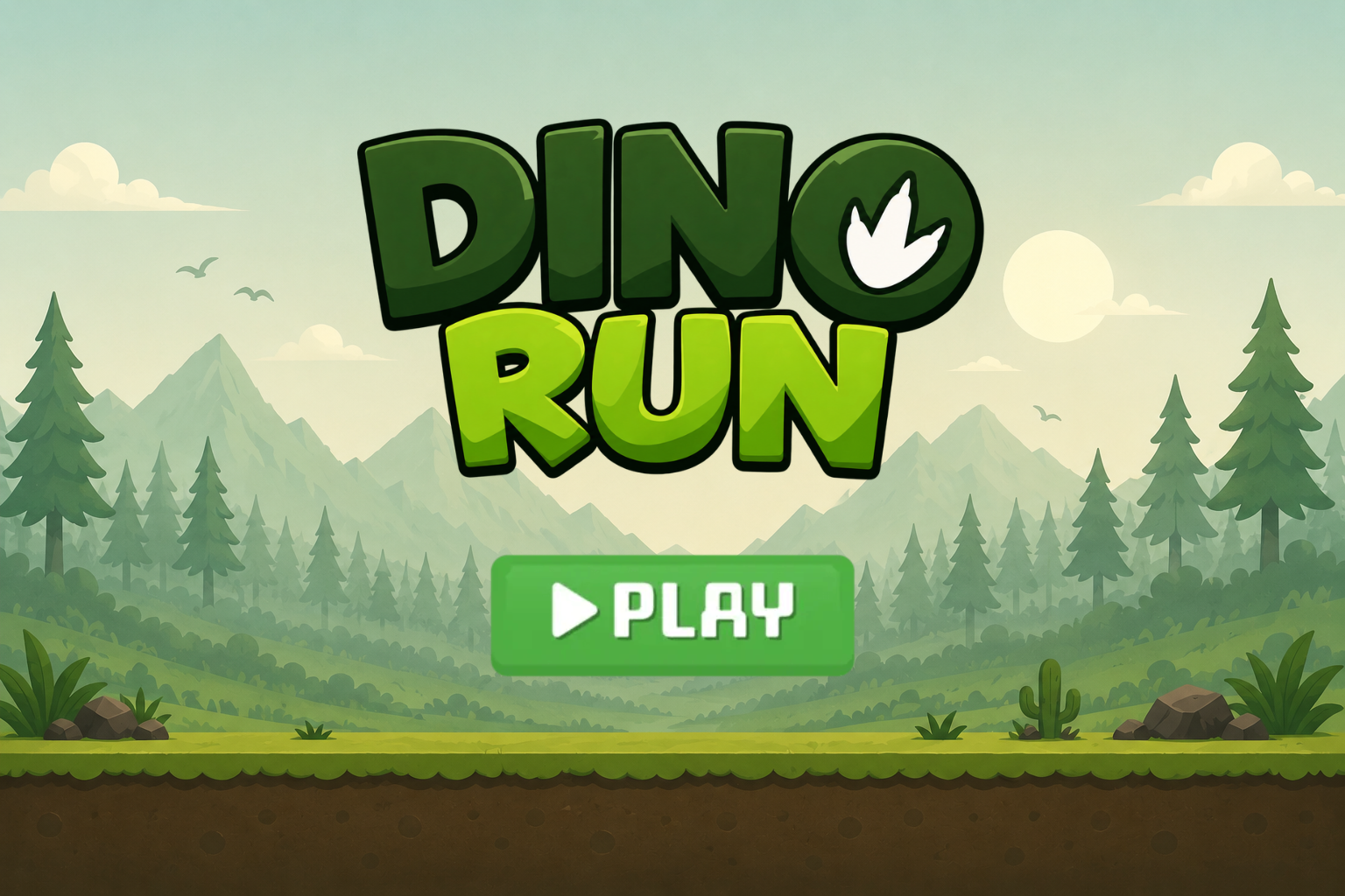 Dino Run gameplay